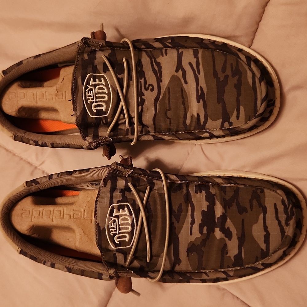 Hey Dude Camouflaged shoe's
